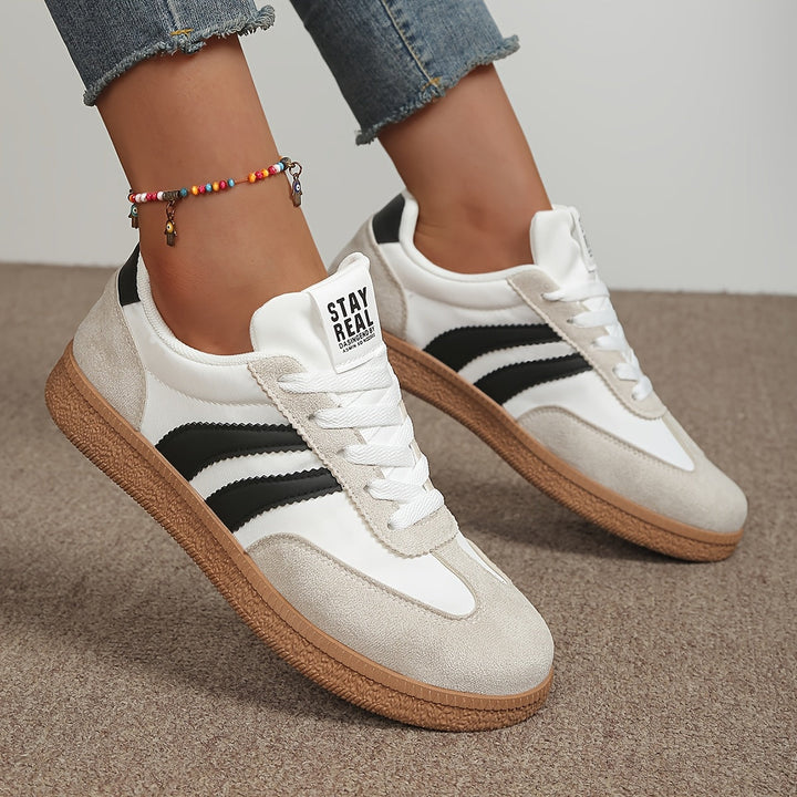Ultraleichte Damen Retro Sneaker, bequem & modisch für Streetwear & Alltag.