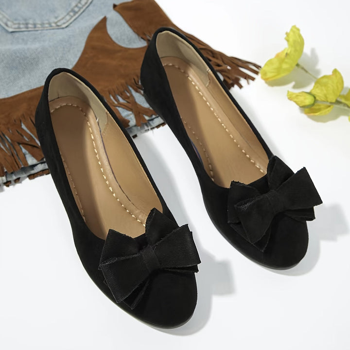 Zeitlose Damen Ballerinas, gepolsterte Sohle für langanhaltenden Tragekomfort im Alltag.