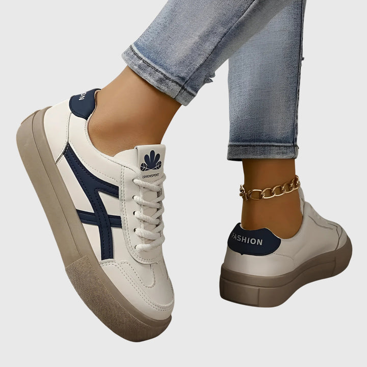 Vielseitige, flache Komfortschuhe für Damen in modernem Design. Perfekt als stilvolle Alltagsschuhe.