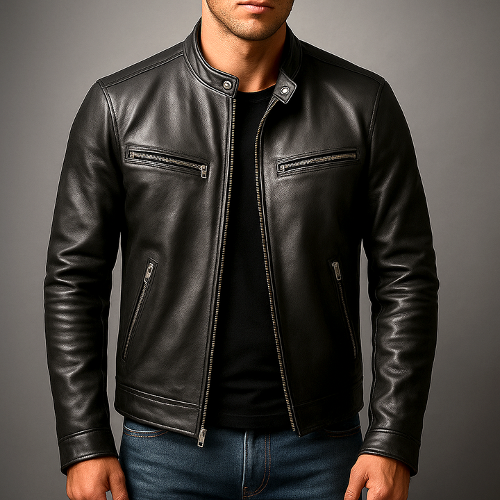 Vielseitige Herren Vintage Oberbekleidung, leicht & stilvoll, perfekt als Übergangsjacke.