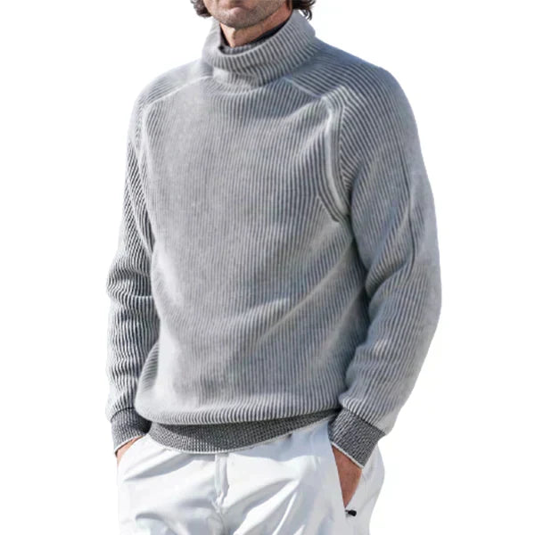 Eleganter Herren Rollkragenpullover Jesper für Büro & Business. Warmer Strickpullover.