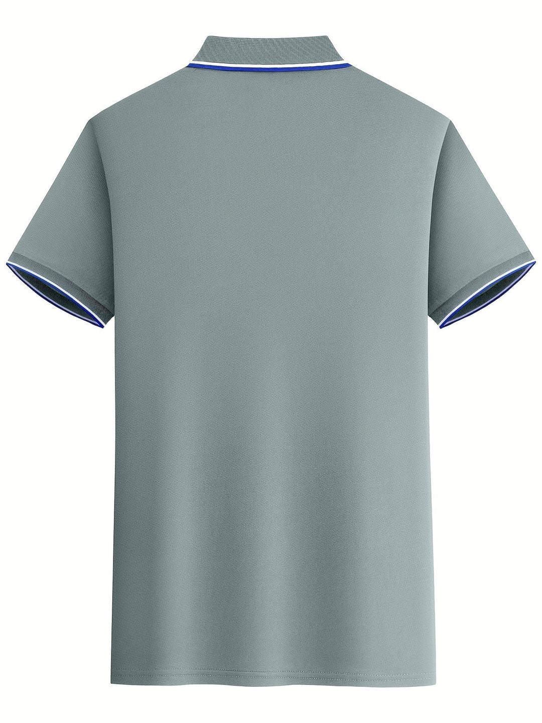 Klassisches Herren Kurzarm-Polohemd in reinem Weiß, ideal für Sommer und elegante Anlässe.