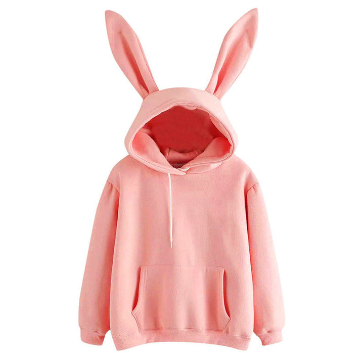 Stylischer Damen Kapuzenpulli mit einzigartigem Print-Design, perfekt für einen lässigen Casual-Look.