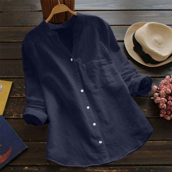 Modernes Damen Langarmhemd Isla, vielseitig kombinierbar für Casual- oder Business-Looks. Zeitlose Eleganz.