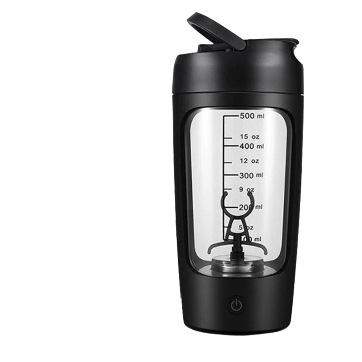 Elektrischer Protein-Shaker (500ml), USB-wiederaufladbar, für cremige Smoothies und Mixgetränke. Ideal für Sport & Fitness.