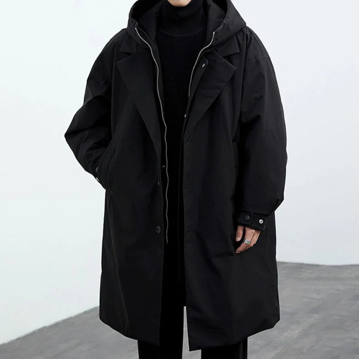 Unisex wasserdichte Kapuzenjacke mit Reißverschlusstaschen für Freizeit, Outdoor & Übergang.