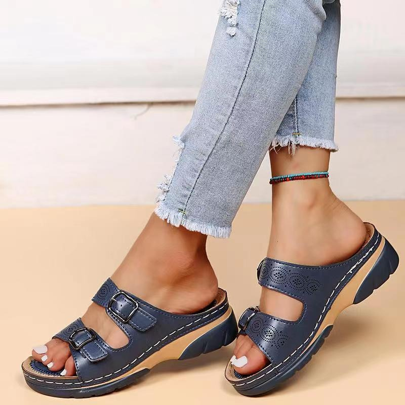 Damen orthopädische Sommersandalen, lindern Fußschmerzen, bieten Komfort und Unterstützung im Alltag.