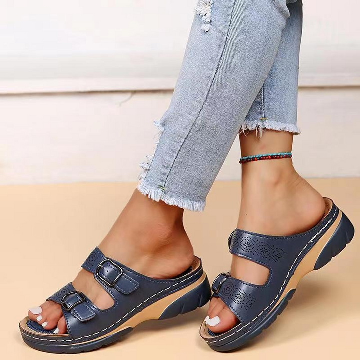 Damen orthopädische Sommersandalen, lindern Fußschmerzen, bieten Komfort und Unterstützung im Alltag.