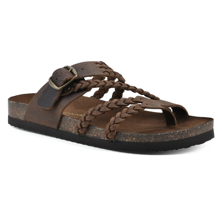 Boho Sandalen für Damen: flach, bequem, mit verstellbaren Riemen & dämpfendem Fussbett für Strand & Sommer.