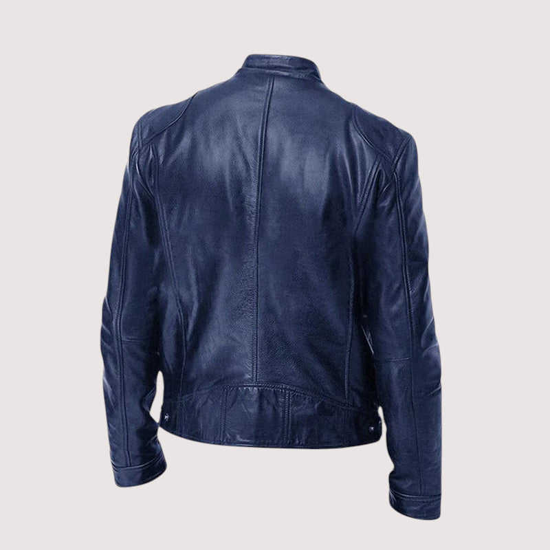 Stilvolle Herrenmode: Jacke Regular Fit für Business & Freizeit. Vielseitige Stehkragenjacke mit Reißverschluss.