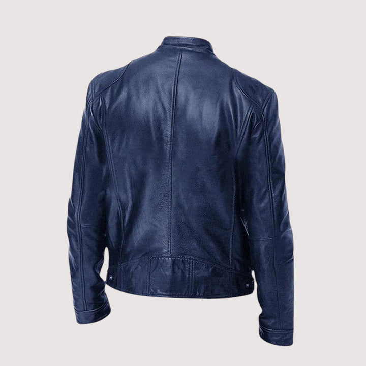 Stilvolle Herrenmode: Jacke Regular Fit für Business & Freizeit. Vielseitige Stehkragenjacke mit Reißverschluss.