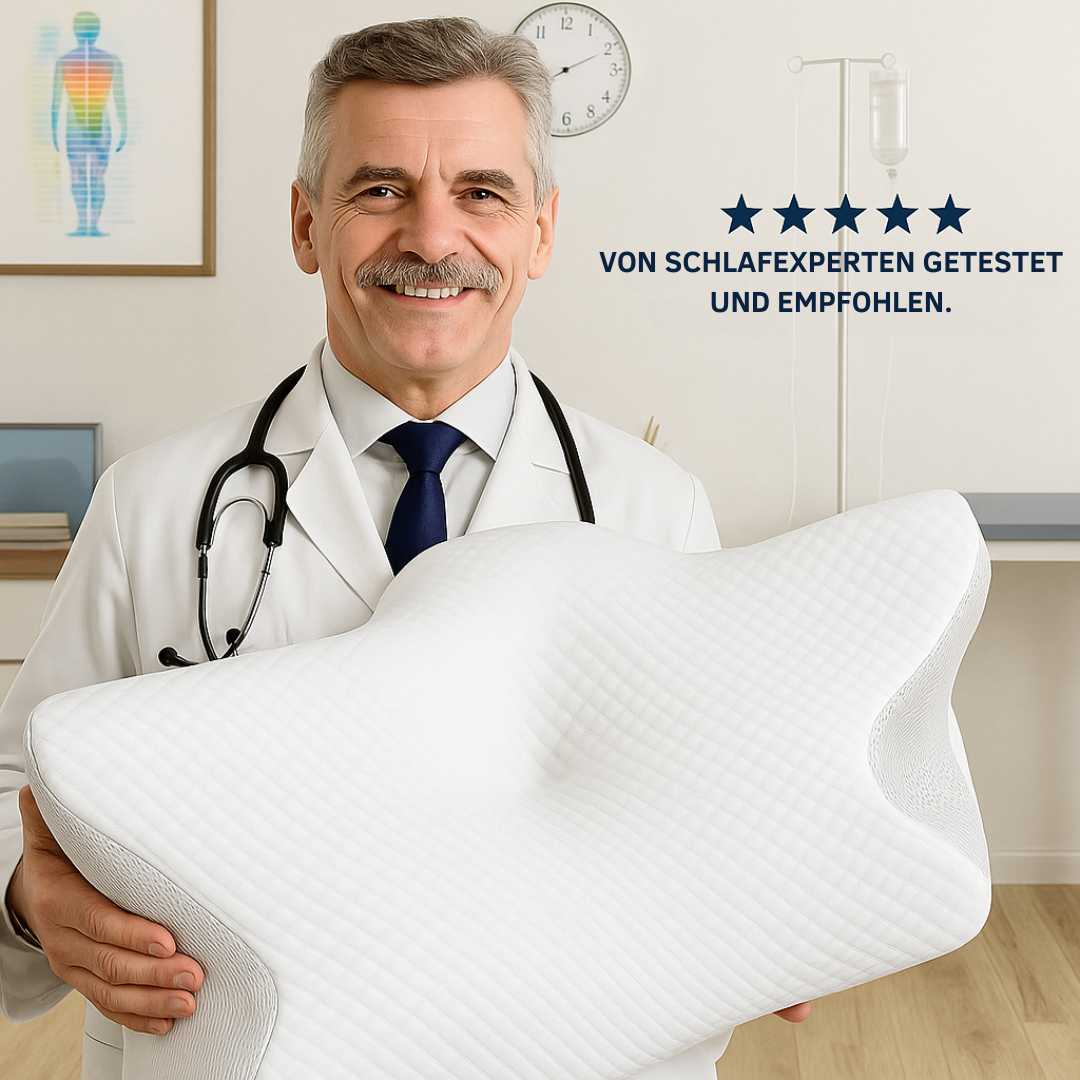 Ergonomisches Arosa Unisex Kissen für optimalen Schlafkomfort & Nackenstütze.