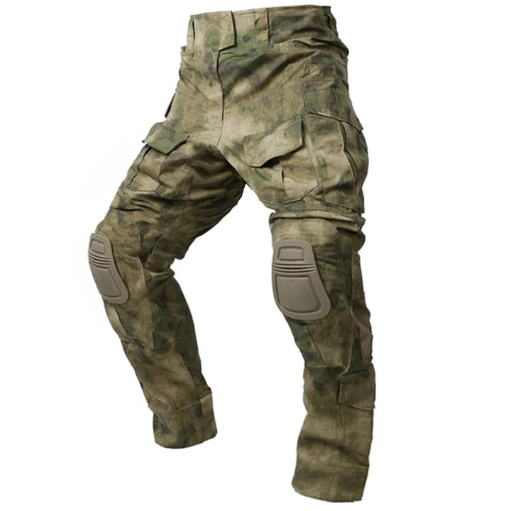 Robuste Herren Cargo-Hose Tobias mit Knieschutz, ideal für Outdoor-Abenteuer und Arbeit.
