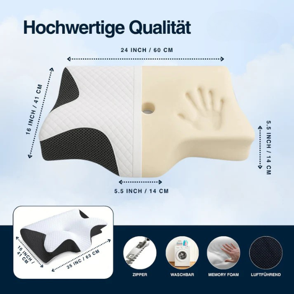 Unisex Queensize Kissen Arosa, Premium Bettwaren in Hotelqualität.