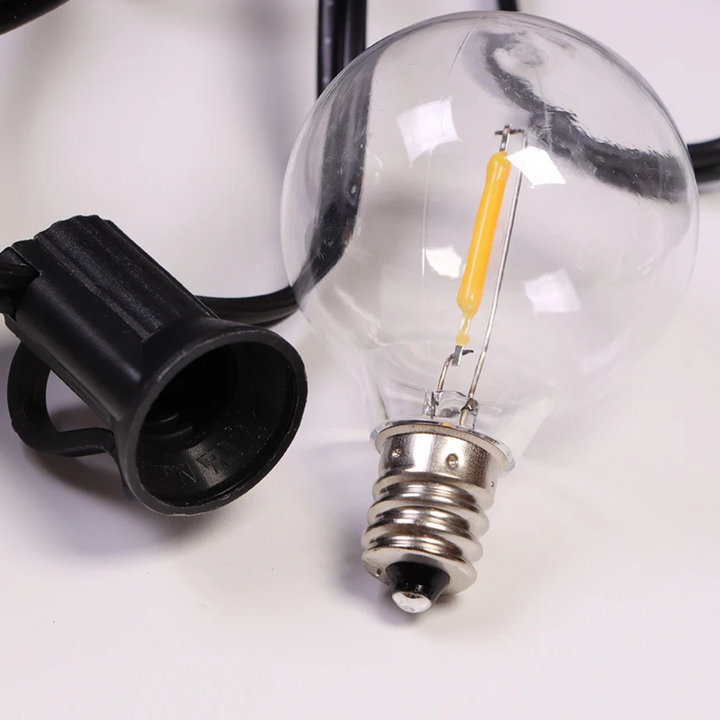 USB-betriebene, wasserdichte IP65 LED-Lichterkette für Terrasse, dimmbar & bruchsicher.