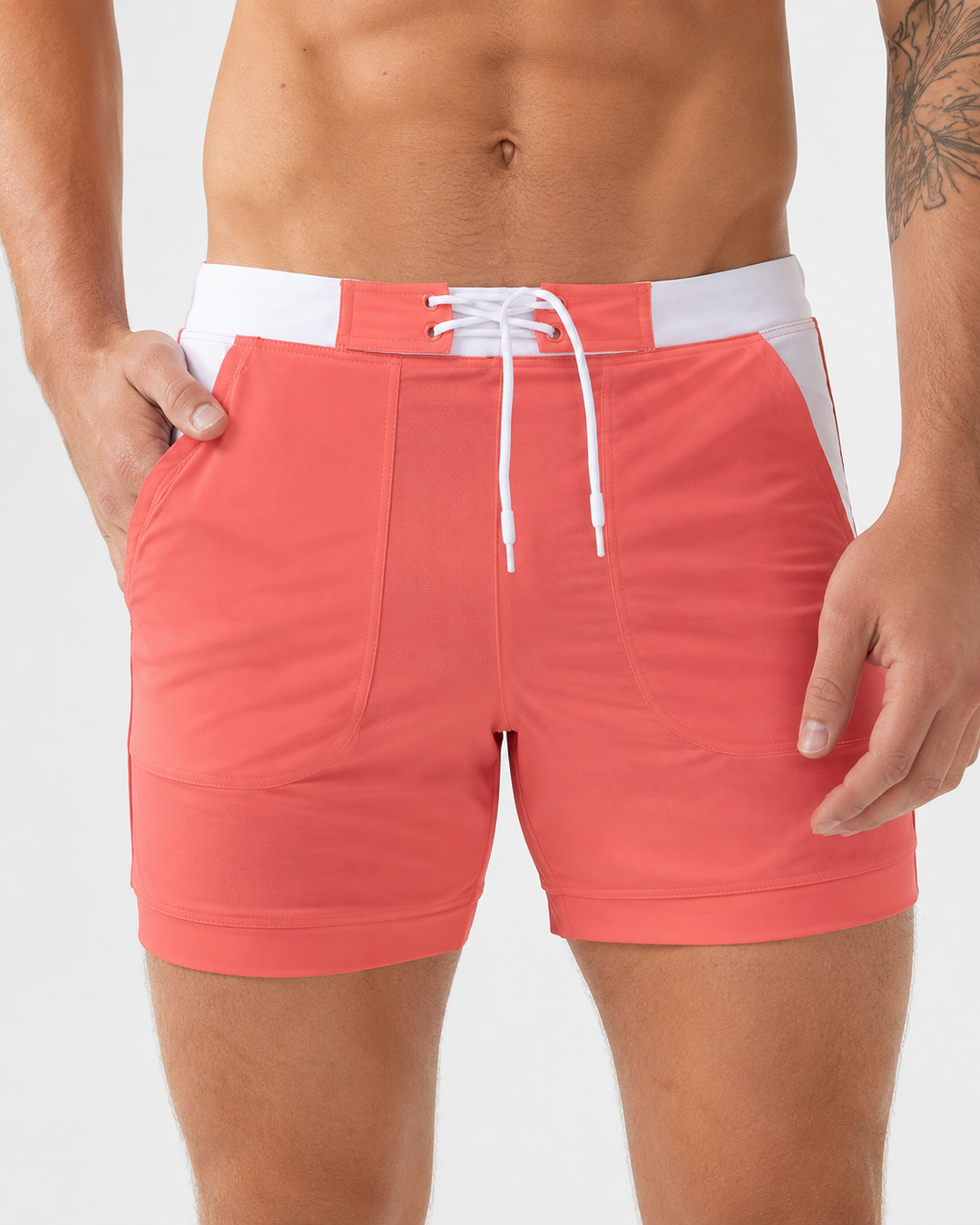Herren schnelltrocknende Schwimmshorts für Strand & Pool. Bequeme Badeshorts für Männer, ideal für Sommer und Freizeit.
