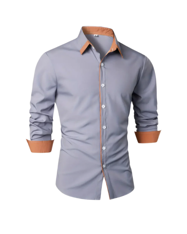 Stilvolles Herren Button-Up Hemd: klassisch, modern & bequem. Vielseitig kombinierbar für jeden Anlass.