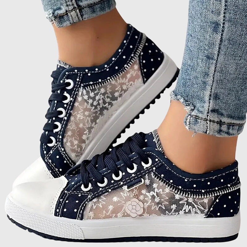 Bequeme Damen Sneaker mit ergonomischem Design. Perfekt für den Alltag und langanhaltenden Tragekomfort.