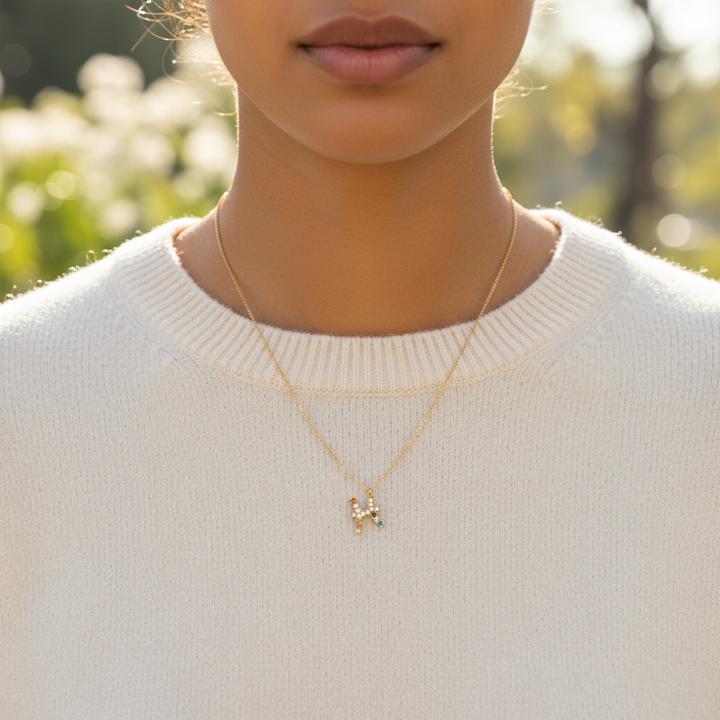Damen Sternzeichen Kette aus 925 Sterlingsilber, elegantes Schmuckstück.