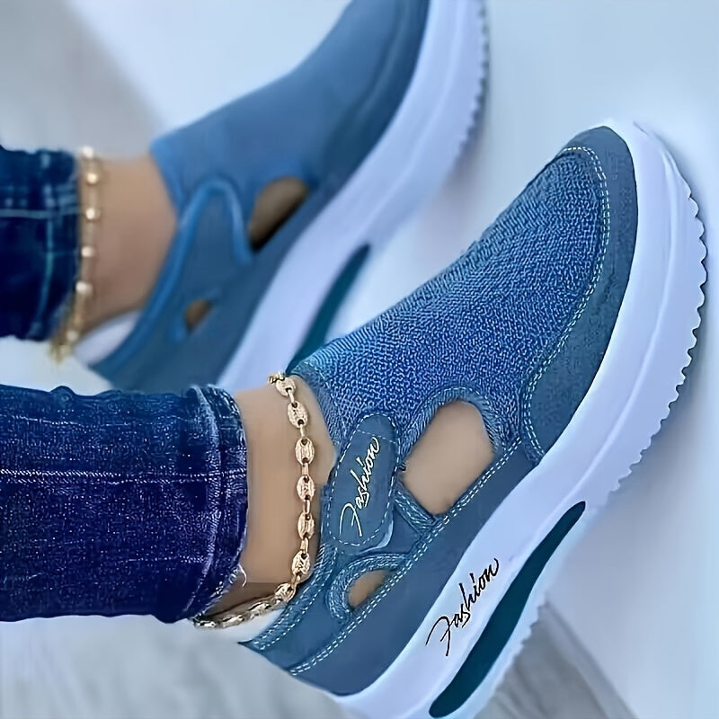 Komfortable Damen Slip-on-Sneaker für den ganzen Tag, atmungsaktiv & stützend. Ideal für Alltag und Freizeit.