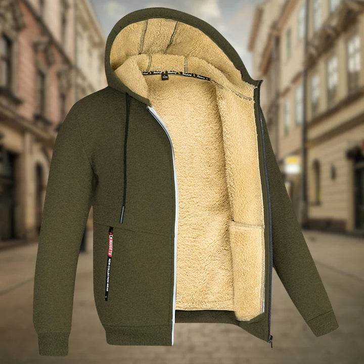 Herren-Kapuzenjacke, warm & gemütlich für Alltag & Freizeit. Ideal für Outdoor-Aktivitäten.
