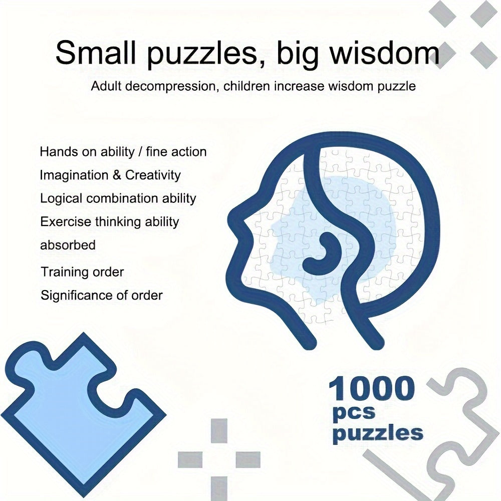 Fertig gelegtes rundes Sternzeichen-Puzzle mit 1000 Teilen, beeindruckendes Motiv für Erwachsene und Astrologie-Begeisterte.
