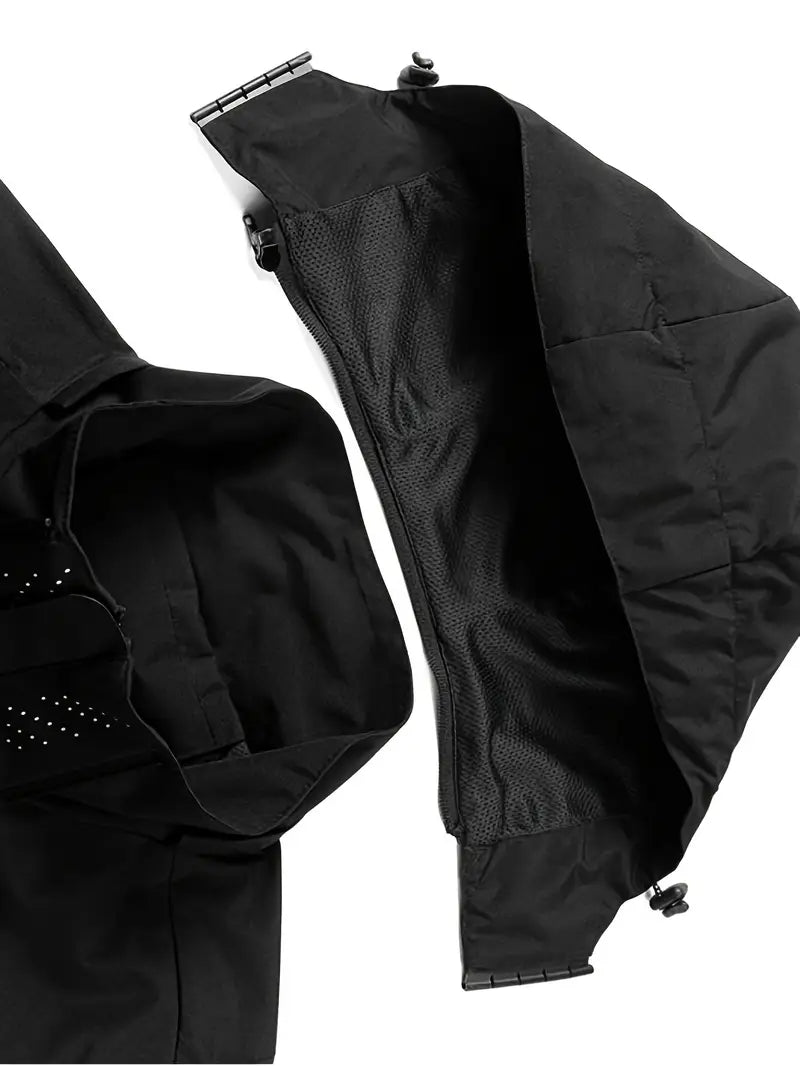 Robuste Herren Regenjacke Norberto, wasserdicht, mit Kapuze, perfekt für Outdoor-Aktivitäten.