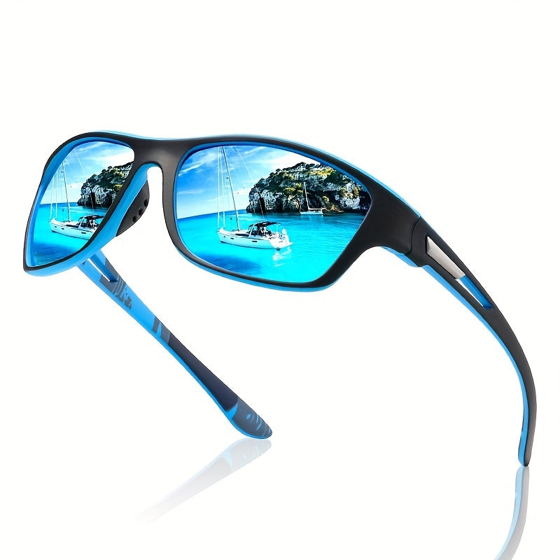 Moderne Herren Sportsonnenbrille Vayron, polarisiert für Blendschutz. UV400 Schutz, leicht & robust für jede Aktivität.
