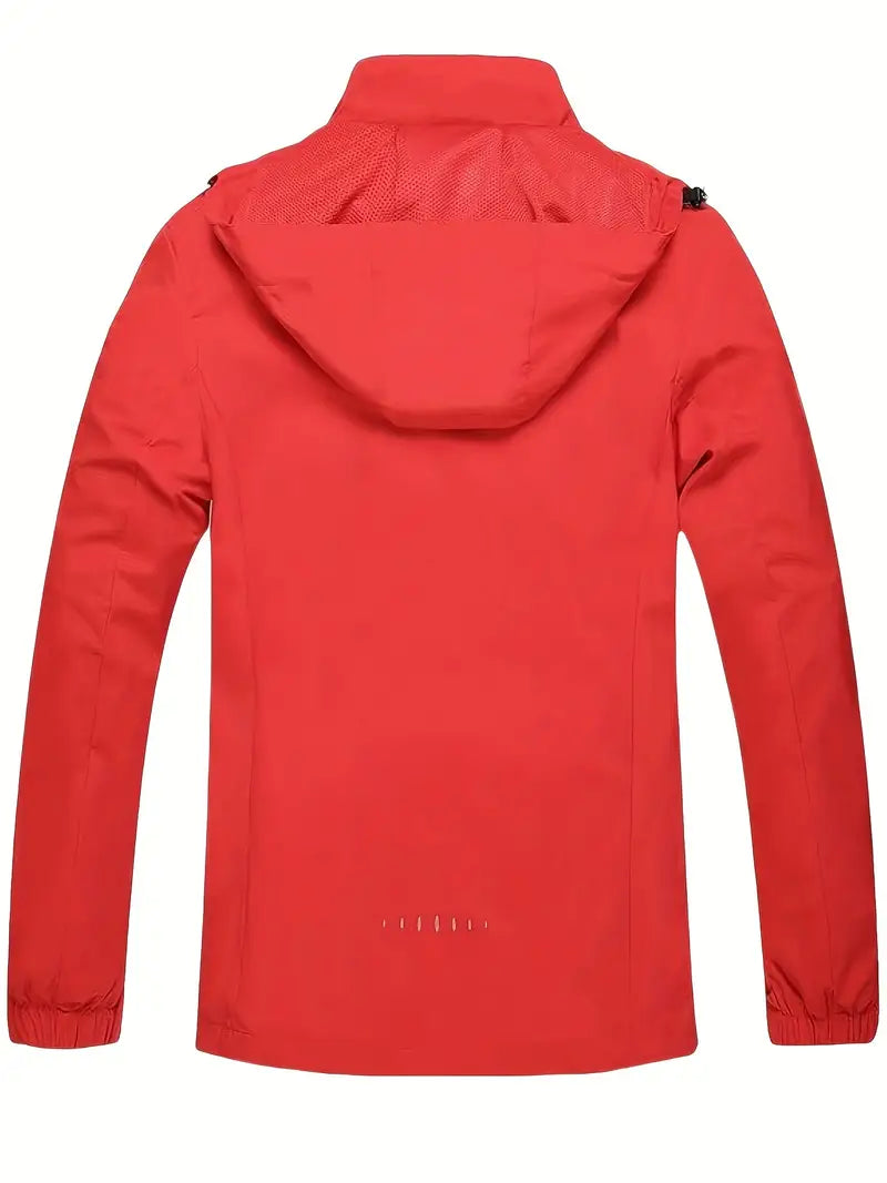 Norberto wasserdichte Herrenjacke mit Kapuze, ideal als Regenjacke für Ausflüge & Reisen.
