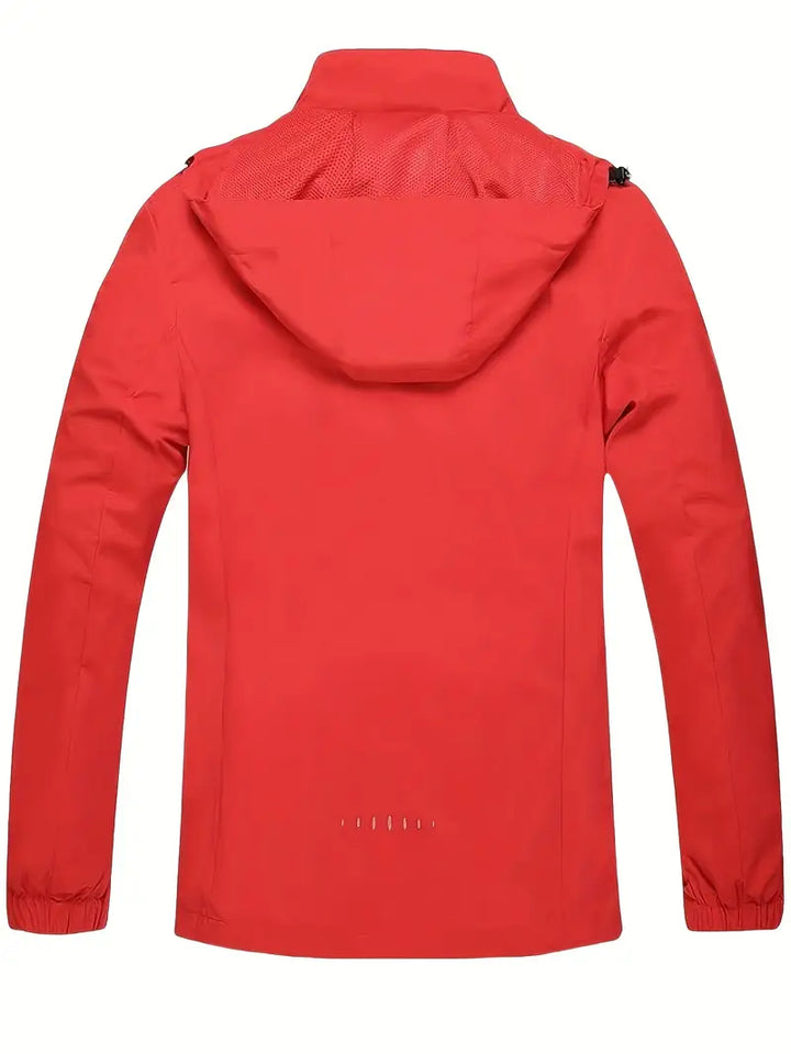 Norberto wasserdichte Herrenjacke mit Kapuze, ideal als Regenjacke für Ausflüge & Reisen.