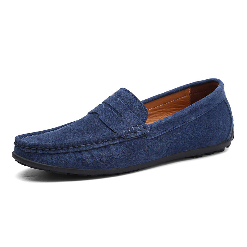 Hochwertige Herren Slipper 'Leandro' aus Leder. Komfortable & elegante Schuhe, perfekt für Business und Freizeit.
