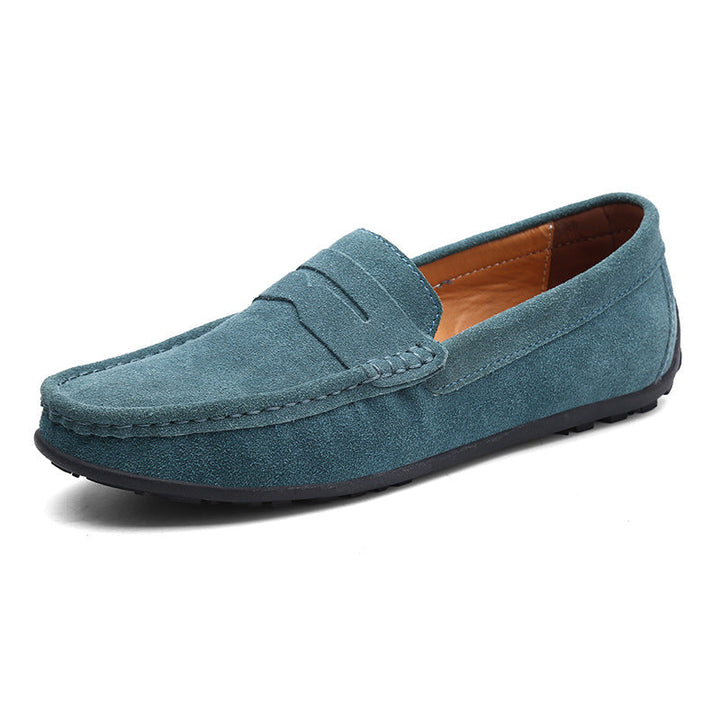 Komfortable Herren Lederschuhe 'Leandro' im Slipper-Design. Elegantes Schuhwerk für moderne Männer, sehr bequem.