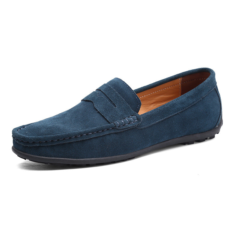 Premium-Lederschuhe 'Leandro' für Herren. Elegante & bequeme Slipper, ideal für Büro und Alltag. Hochwertiges Schuhwerk.