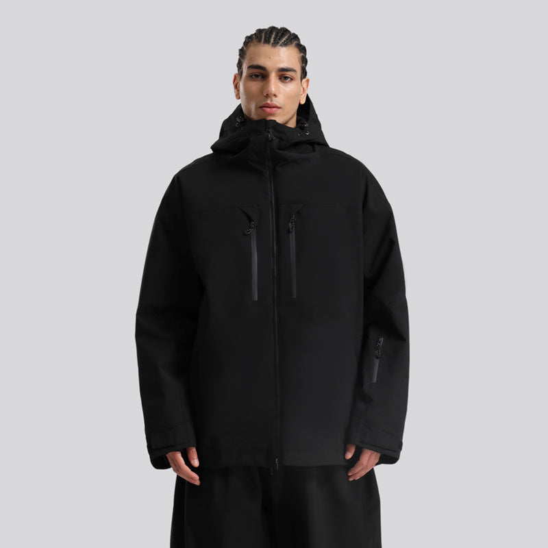 Atmungsaktive Herren Skijacke für Schnee. Hochfunktionelle Sportjacke für Wintersport & maximale Performance.