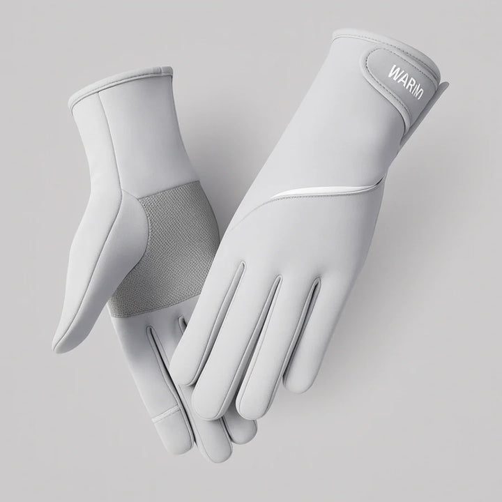 Moderne Damen Winterhandschuhe, warm, rutschfest und Touchscreen-fähig, ein praktisches Accessoire.