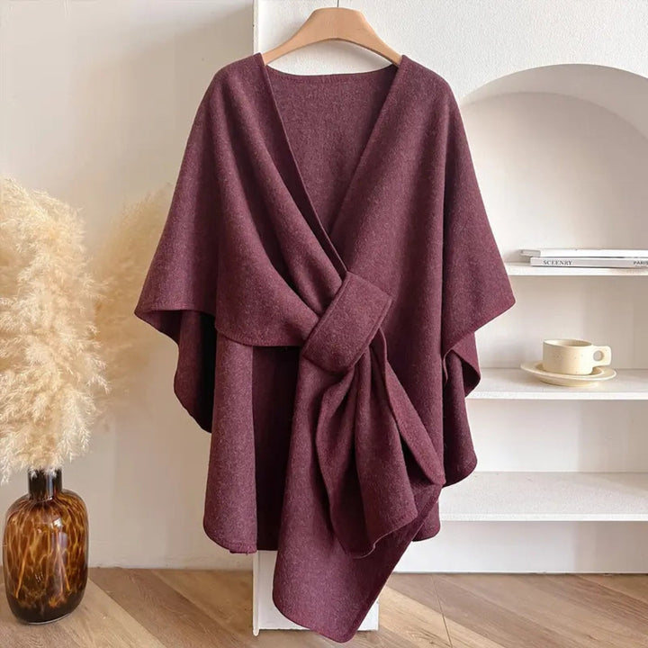 Trendiges Damen Wickeltuch für Herbst und Winter. Hält warm, ist winddicht und ein stilvolles Accessoire.