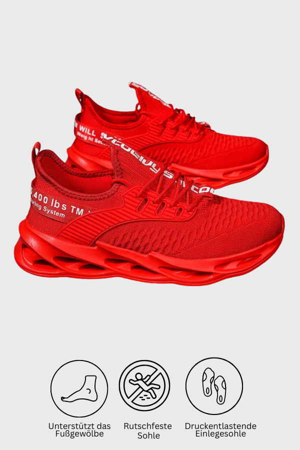 Nahaufnahme der gepolsterten Innensohle der Damen Sneaker, für maximalen Tragekomfort.