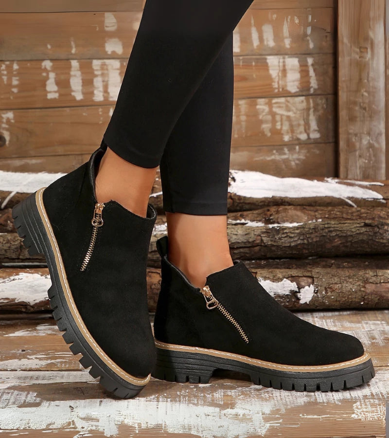 Orthopädische Damen Komfort Stiefel, rutschfest und leicht, ideal für täglichen Gebrauch und Fußgesundheit.