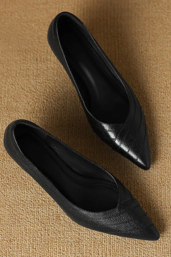 Klassische Damen Pumps mit spitzem Absatz; bequeme, elegante Slip-On Schuhe für stilvolle Auftritte.