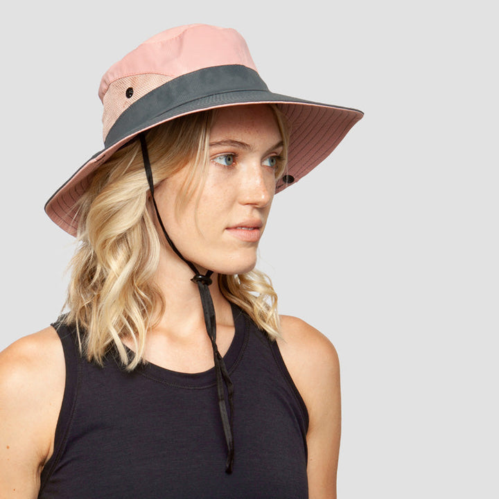 Atmungsaktiver Damen Sommerhut Liane mit UV-Schutz, faltbar, verstellbar. Perfekt für Strand & Reise.