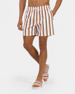 Orange und schwarz