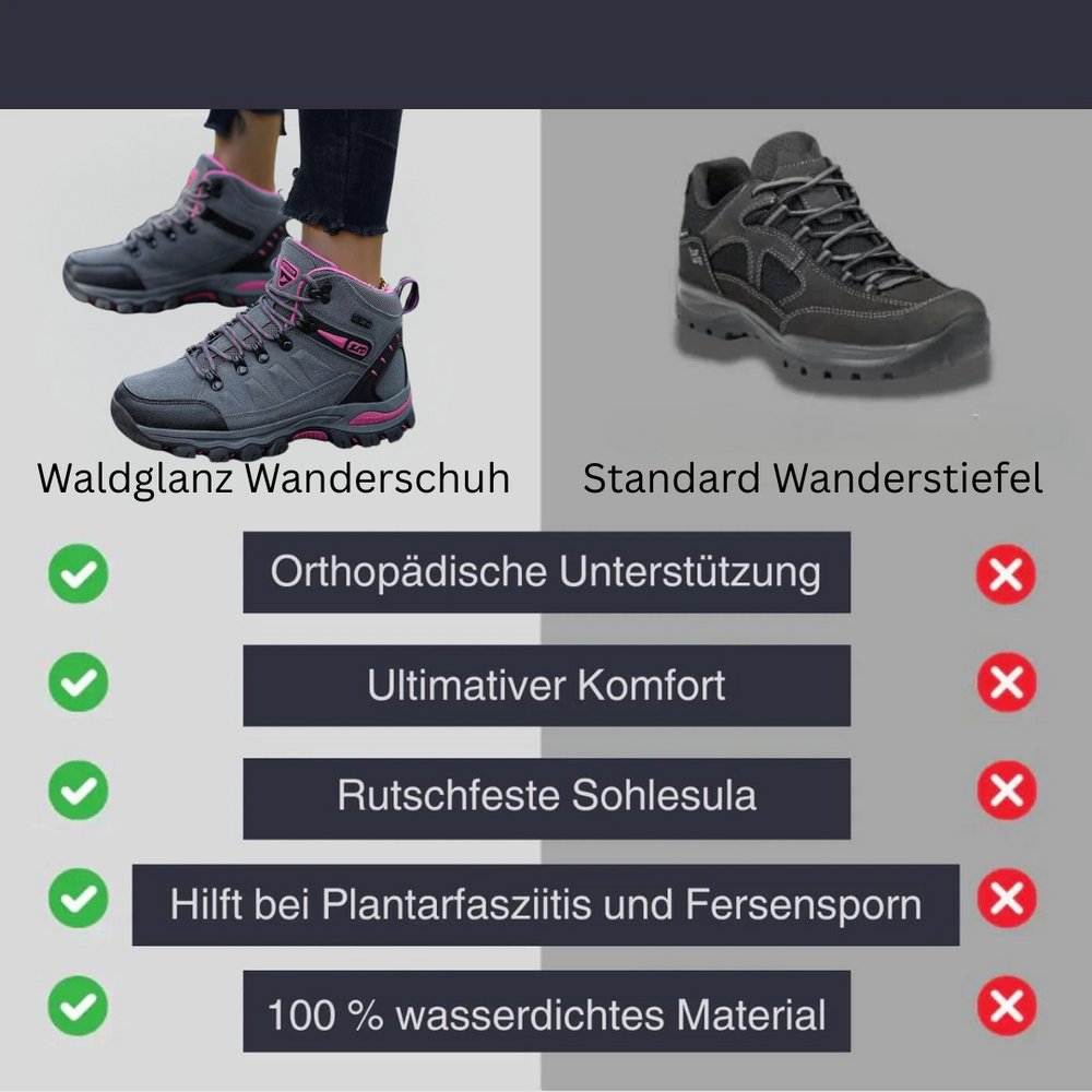 Rutschfeste, leichte rosa Mid-Top Damen Wanderschuhe, atmungsaktiv. Ideal für Trekking & Outdoor-Aktivitäten.