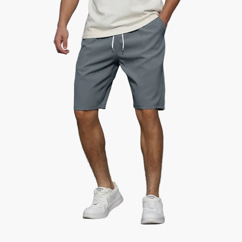 Herren Bermuda Shorts mit Kordelzug, ideal für Freizeit & Sommer. Bequeme kurze Hose.