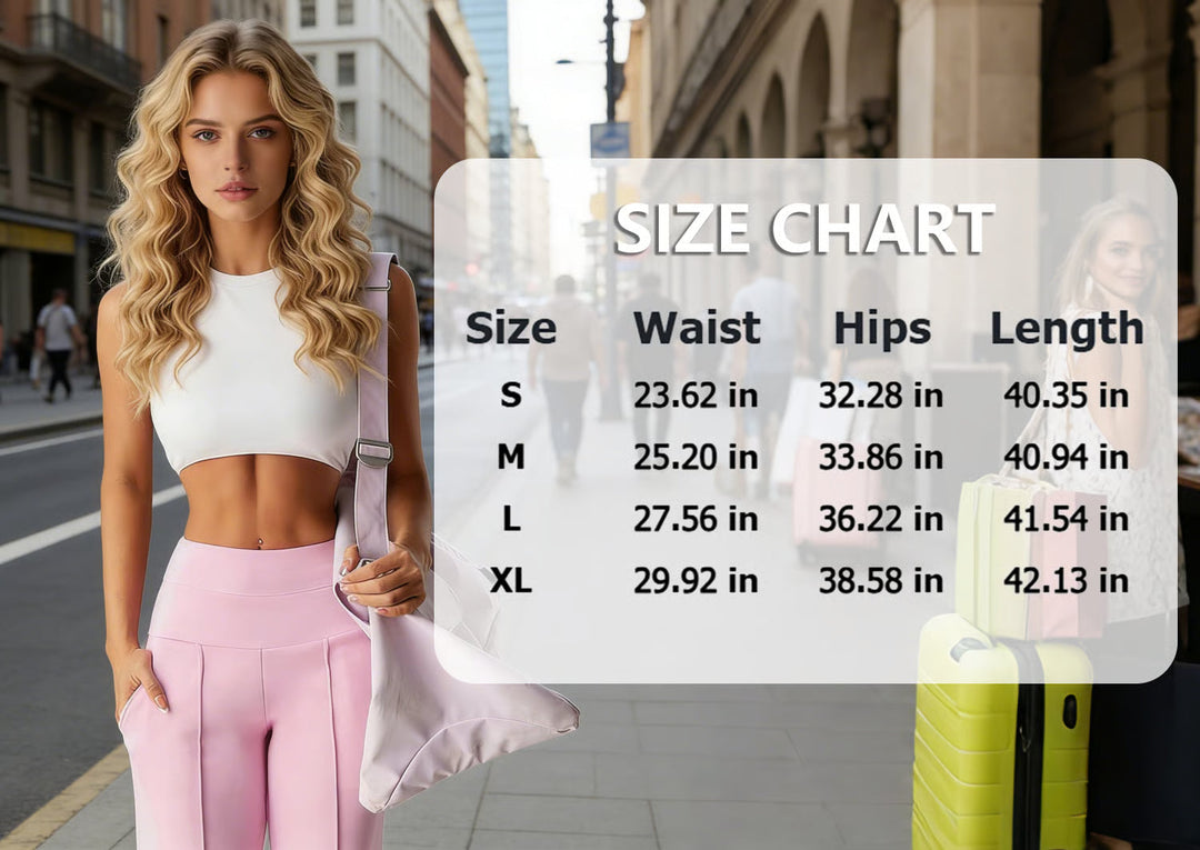 Stilvolle weite Bürohose für Damen, hoher Bund, komfortabel und chic, perfekt für den Job.