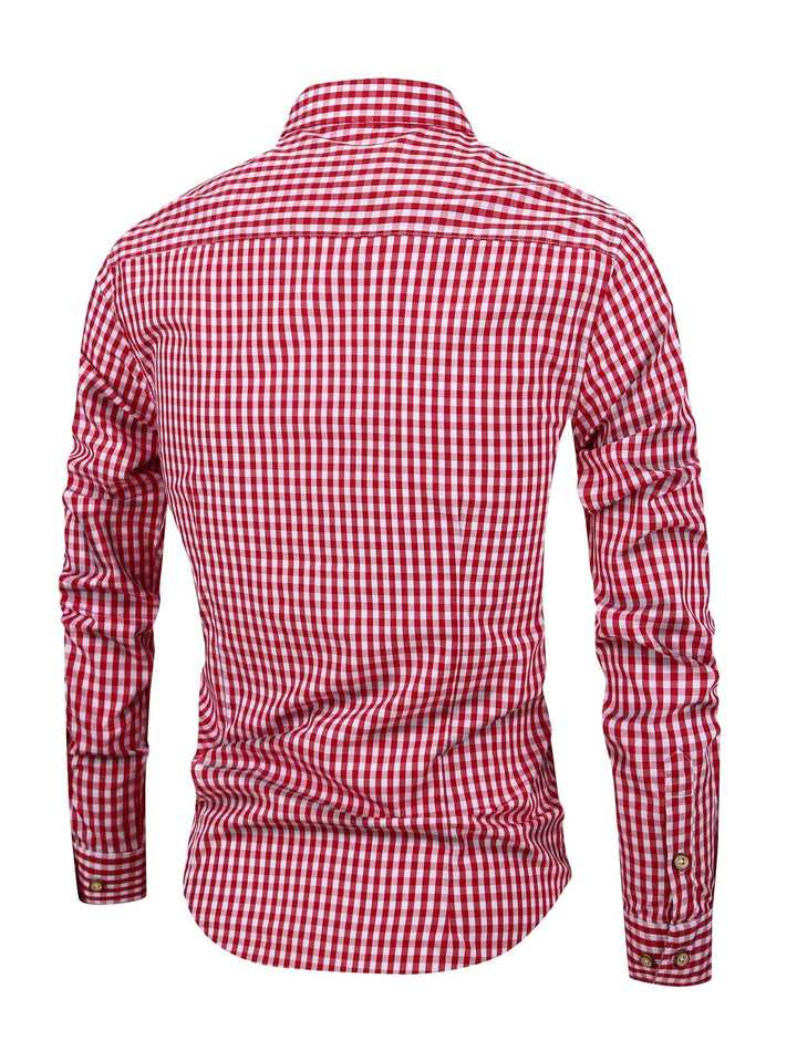 Bequemes Herrenhemd mit stilvollem Karodesign, ideal für den modernen Mann.