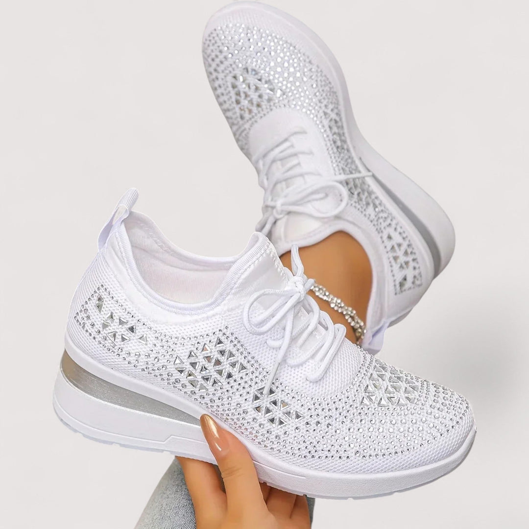 Bequeme Glitzer-Freizeitschuhe für Damen, rutschfest und stilvoll.
