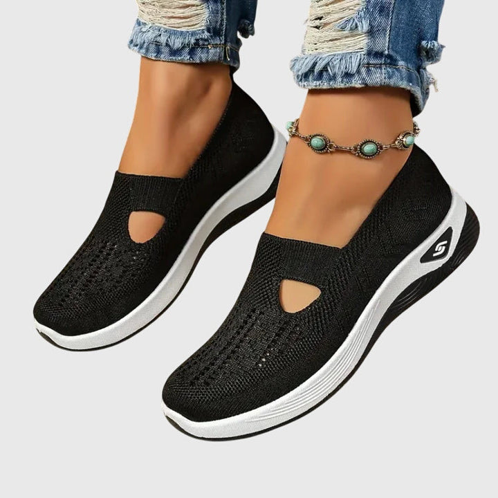 Ergonomische Damen Gehschuhe in Schwarz, Grau & Grün. Bequeme Alltagsschuhe & Komfortschuhe für jede Frau.