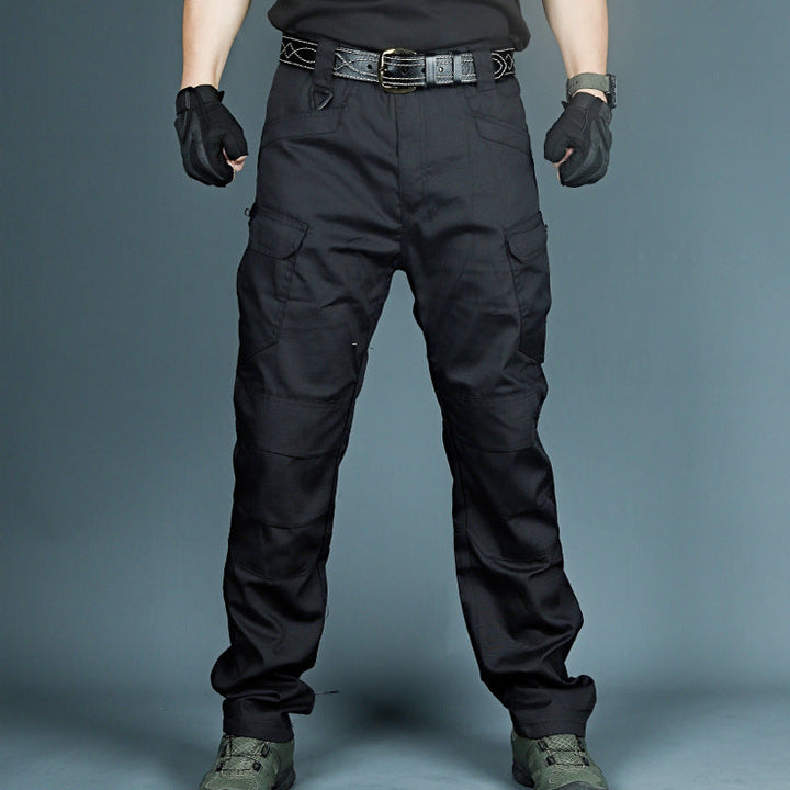 Herren Taktische Camouflage Cargohose, strapazierfähig und funktional. Ideal für Outdoor, Arbeit & Freizeit.