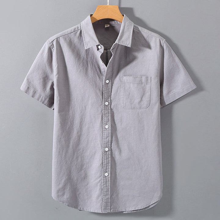 Casual Herren Strandhemd in stilvollem Design, mit Reverskragen, locker geschnitten für maximalen Komfort.