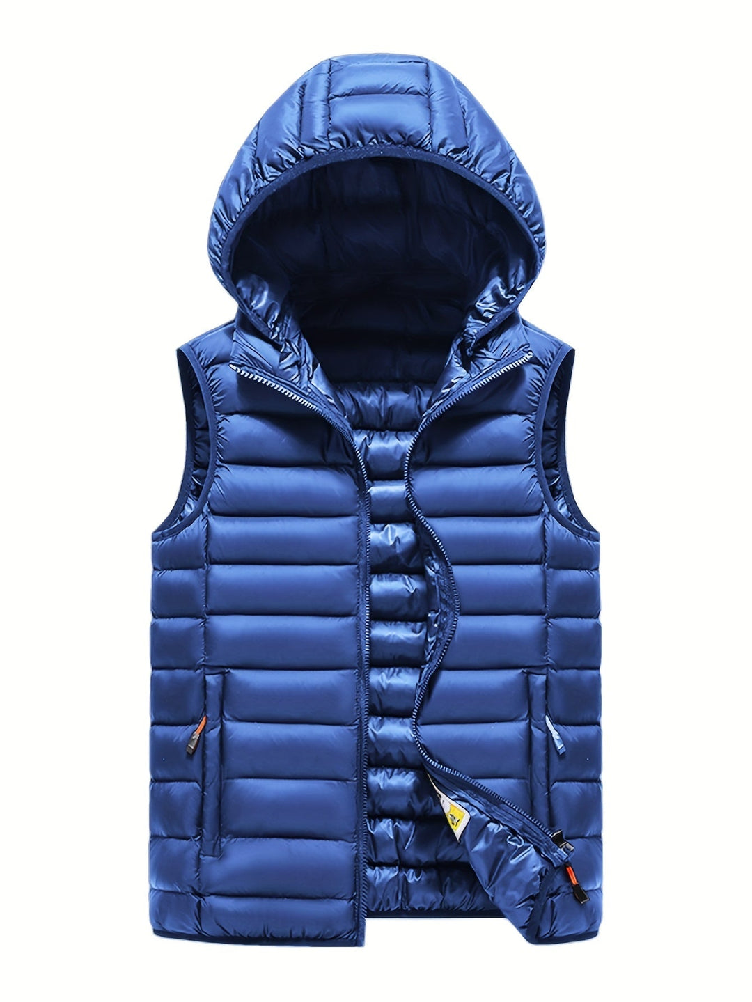 Stylische ärmellose Herrenweste mit Kapuze, perfekt für Herbst- & Winterfreizeit.